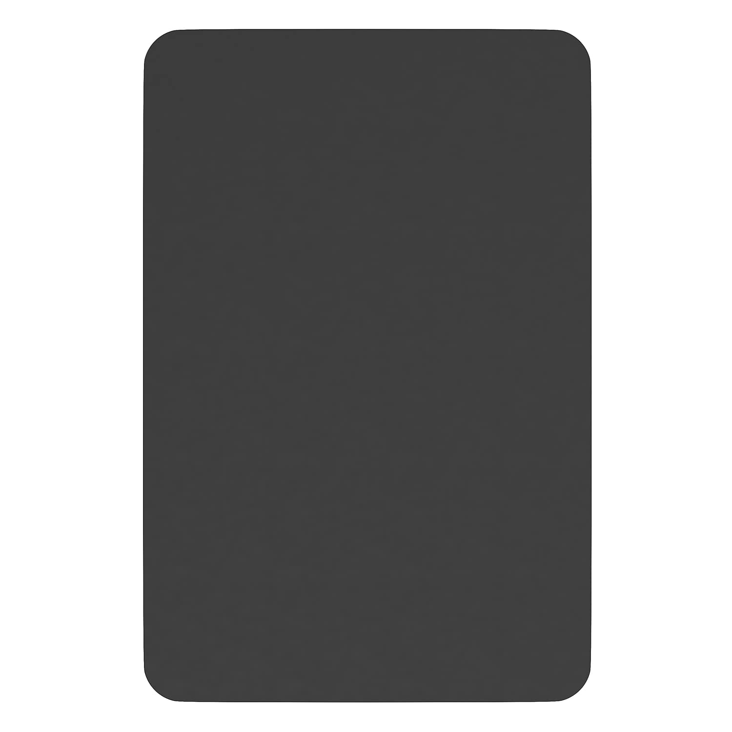 Flash Furniture Janinne Rectangle Wall Mirror - Matte Black Accent Mirror - 20" X 30" Vanity Mirror - For Bathroom, Vanity, Entryway, Dining Room, & Living Room