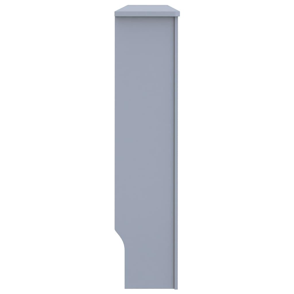 vidaXL Radiator Cover Anthracite 59.8"x7.5"x31.9" MDF