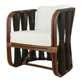 Shanaya Rattan Accent Arm Chair w/ Abaca