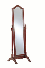 Coaster Home Furnishings Cheval Mirror With Arched Top, Merlot