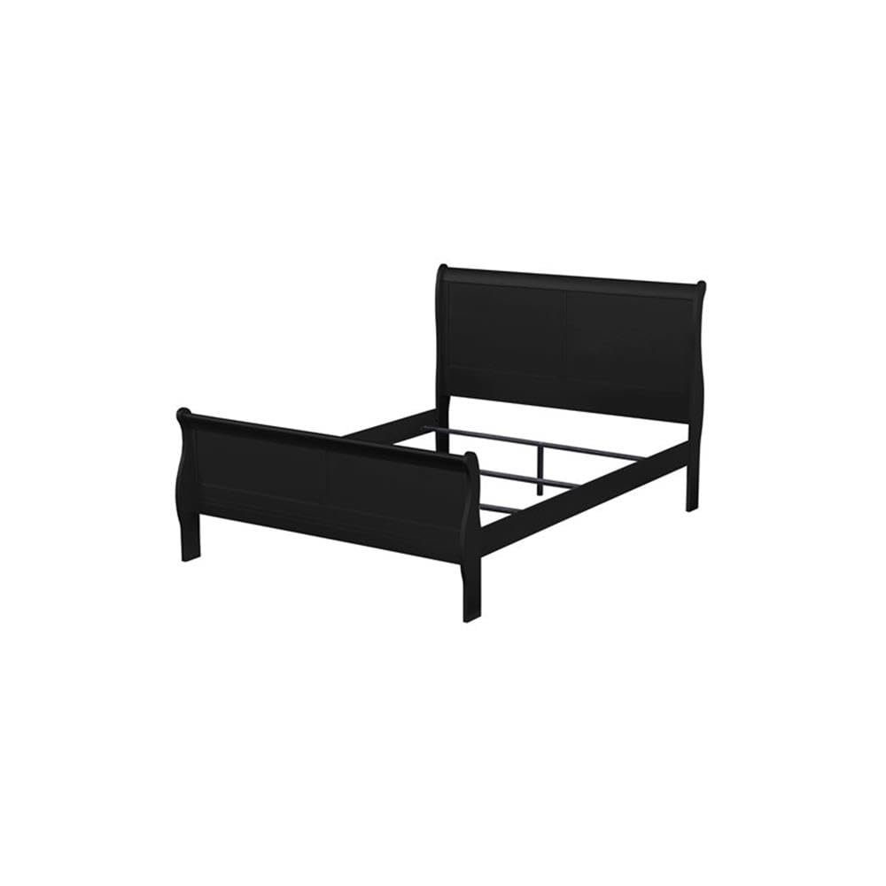 Acme Louis Philippe Queen Bed in Black