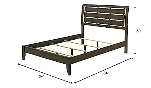 Acme Ilana Queen Bed in Gray Finish