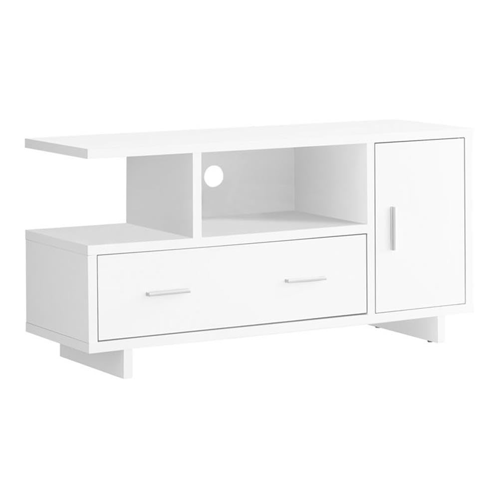 Monarch Specialties I STAND-48 L Storage TV Stand - Thumbnail 4