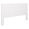 Prepac Stylish Flat Wood Panel Headboard for King Size Beds, Simplistic Wooden King Headboard 2.25 D x 81 W x 48 H, White, WHFK-