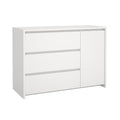 Next 46-inch Wide 3-Drawer and 1 Door Sideboard, White