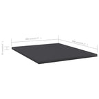 vidaXL Gray Bookshelf Boards, 15.7"x19.7"x0.6", Durable Engineered Wood, Modern Design, Versatile Storage Solution, Easy Assembly, Set of 8