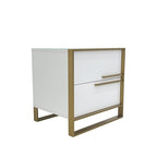 Neos Modern Furniture Nightstand, White