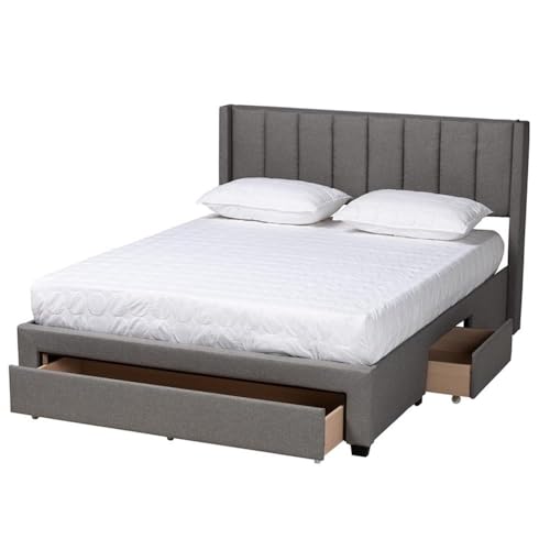 Baxton Studio Coronado Storage Platform Bed - Thumbnail 2