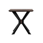 Armen Living Pirate Acacia Modern End Table Brown/Wood