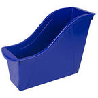 Storex Industries (6 Ea) Small Book Bin Blue
