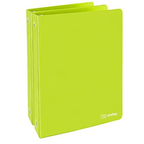 1 Inch 3 Ring Binder 1    Binder Green Clear View Cover With 2 Inside Pockets, Colored School Supplies Office And Home Binders,