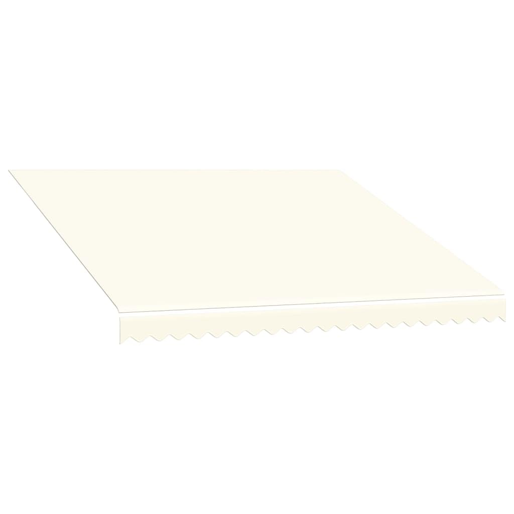 Awning Top Sunshade Canvas Cream 118.1&quot;x250&quot;