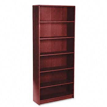 Hon 1870 Series Square Edge Laminate Bookcase Bookcase,6Shelf,Sqedg,My (Pack Of2)