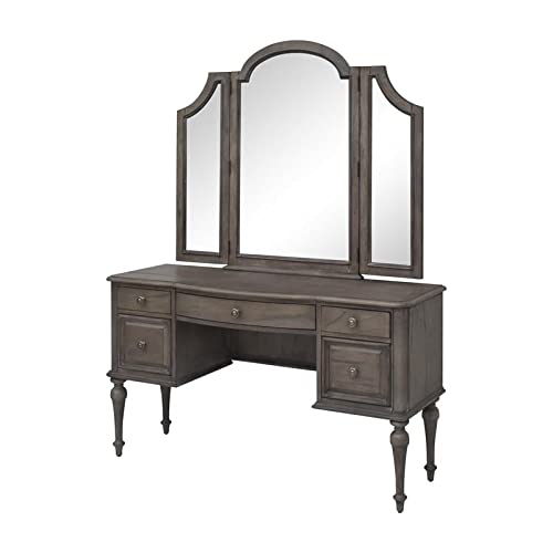 Steve Silver Highland Park Driftwood Gray Wood Vanity Set
