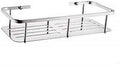 Tagve Stainless Steel Wall Mount Rectangle Bathroom Shelf Rack Shower Caddy Basket Polished Finish (14 Inch)