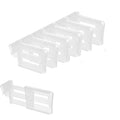 Refrigerator Drawer Organizer, Adjustable Storage Drawer With Expandable Width, For Kitchen And Office Use, Transparent Plastic,