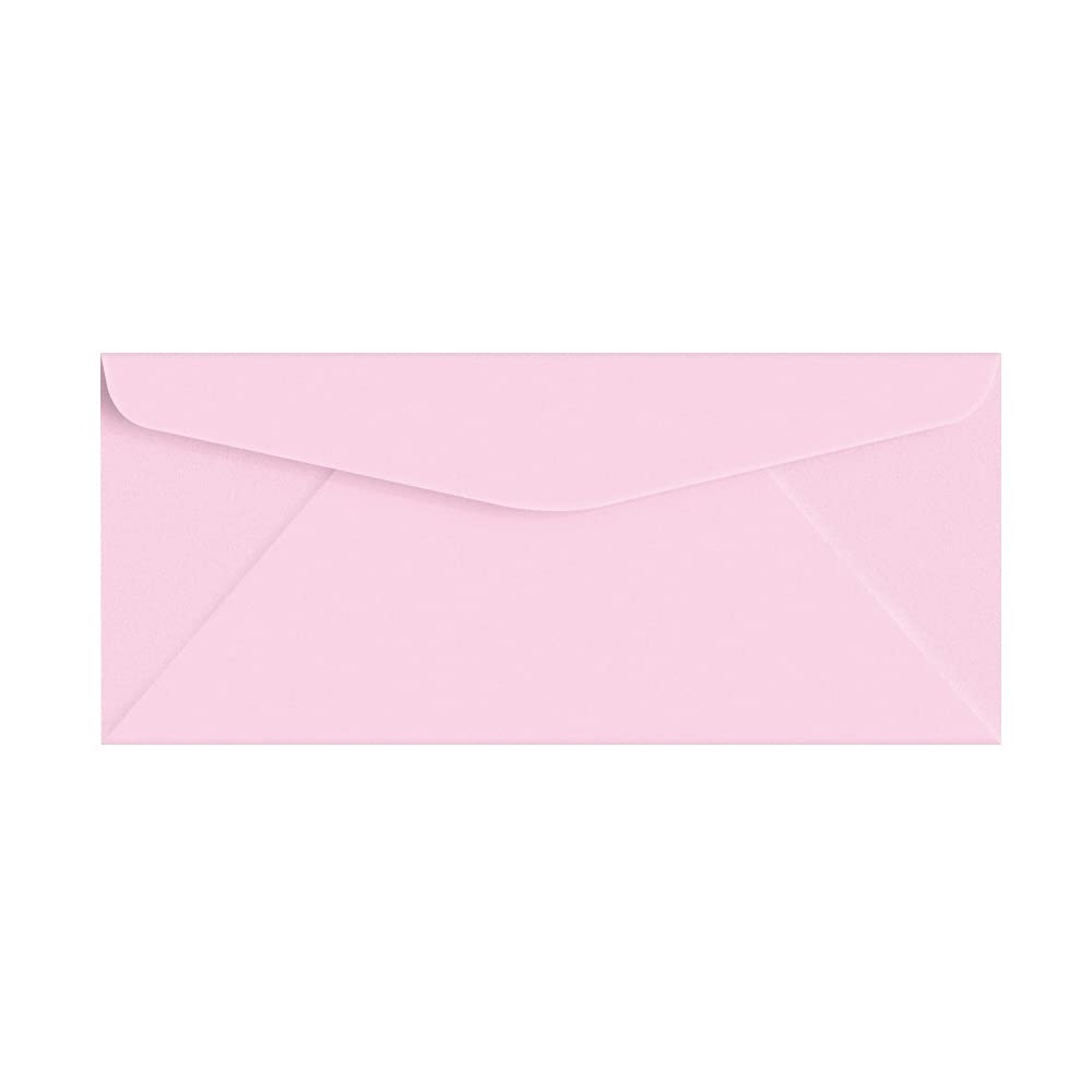 Ultra Pink Bright Color #10 Envelopes - Great For Mailing Letters, Business Memos, Invitations, Invoices, Bills | 4 1/8' X 9 1/
