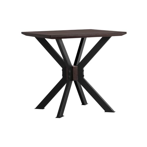 Armen Living Pirate Acacia Modern End Table Brown/Wood