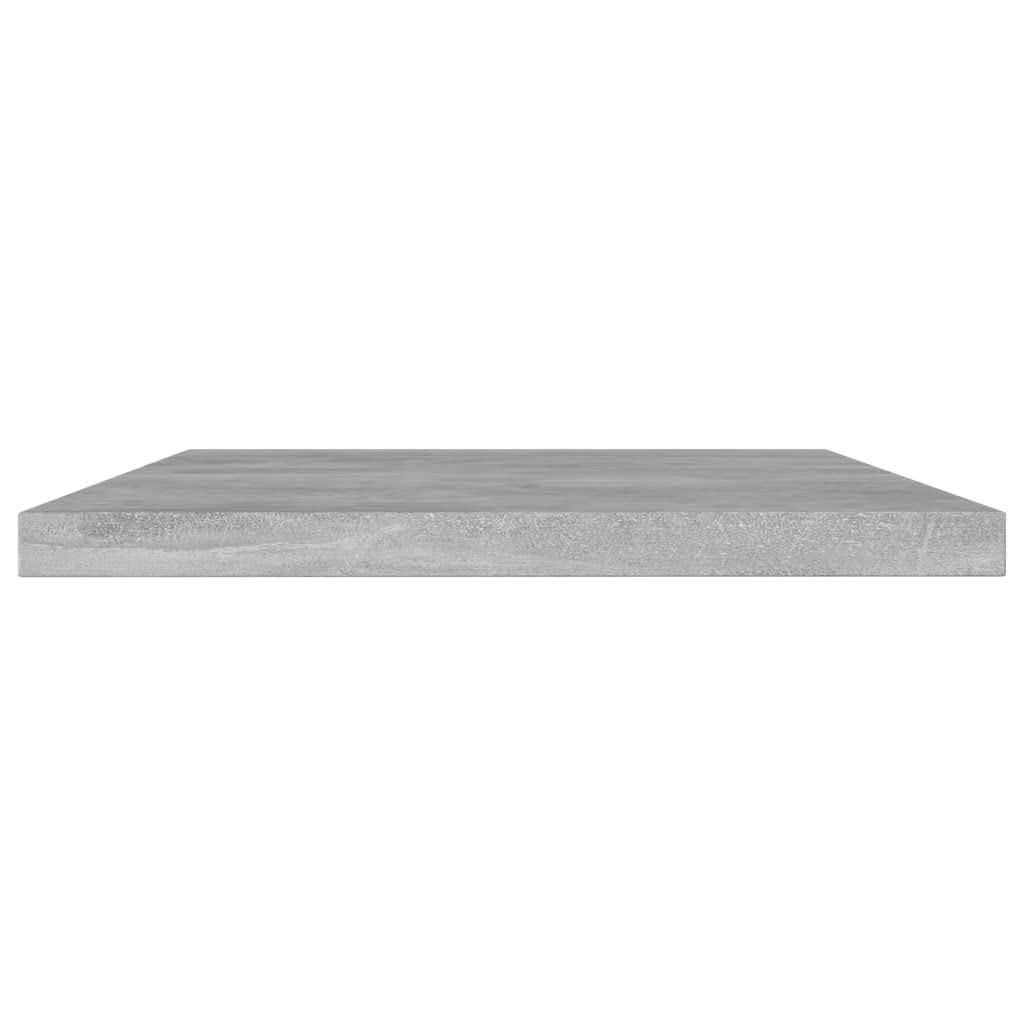 vidaXL Engineered Wood Bookshelf Boards, Durable & Easy-to-Clean, Concrete Gray, Perfect for Additional Storage or Replacements, Set of 8