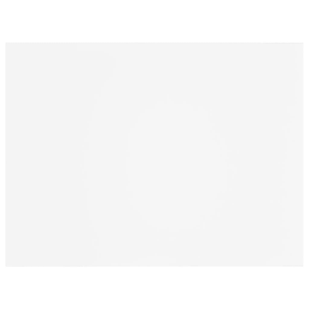 vidaXL White Bookshelf Boards - Simplistic, Versatile Panels - Engineered Wood Construction - Easy to Clean - Ideal for Additional Storage.