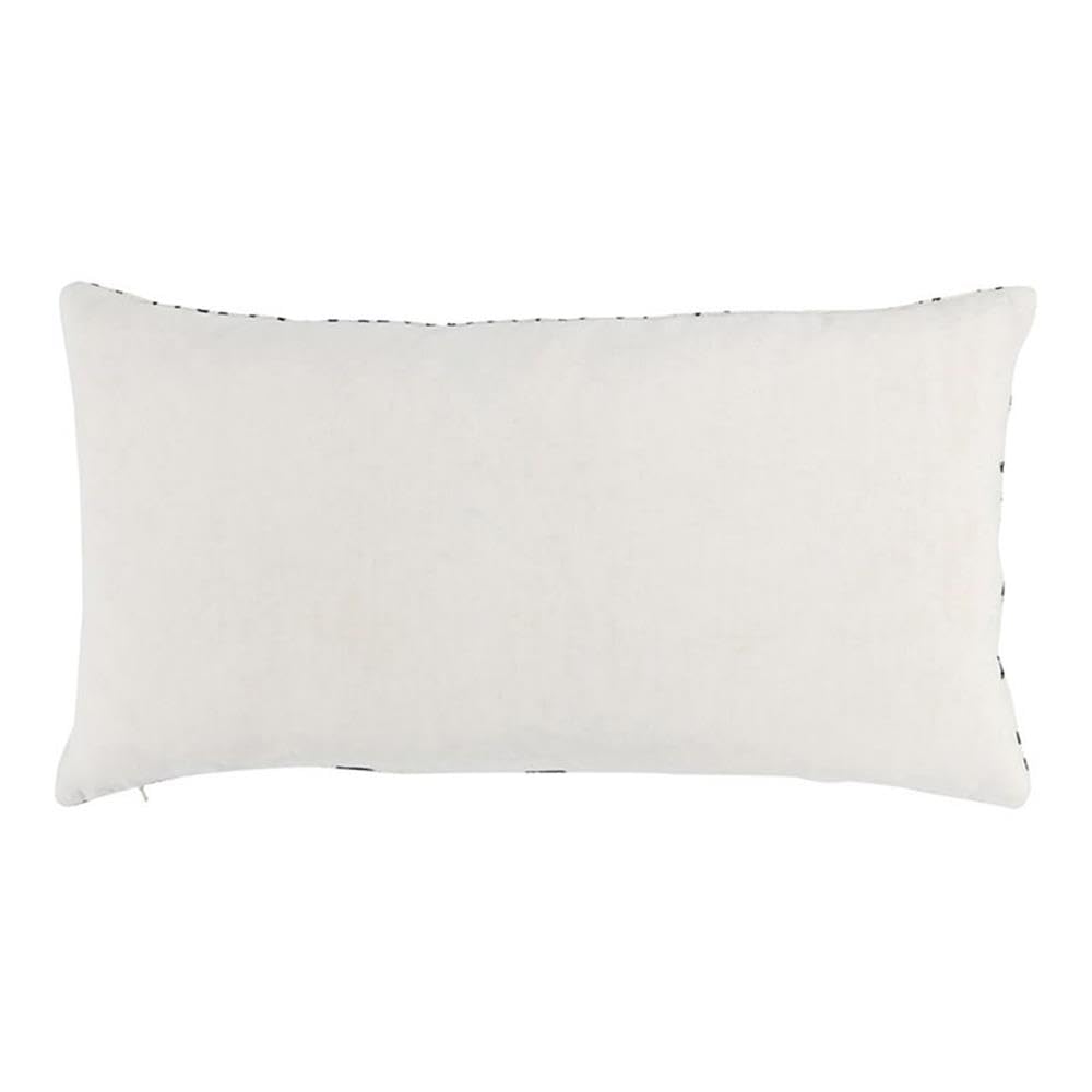 Kosas Home Cally 14X26 Cotton And Linen Throw Pillow In Ivory/Black