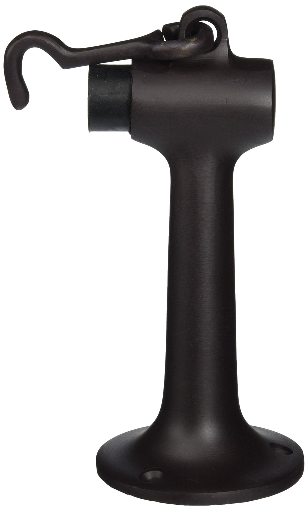 Deltana Dsf630U10B 6-Inch With Hook And Eye Hd Floor Mount Bumper
