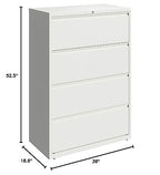Lorell, Llr00031, 36" White Lateral File, 1 Each, White