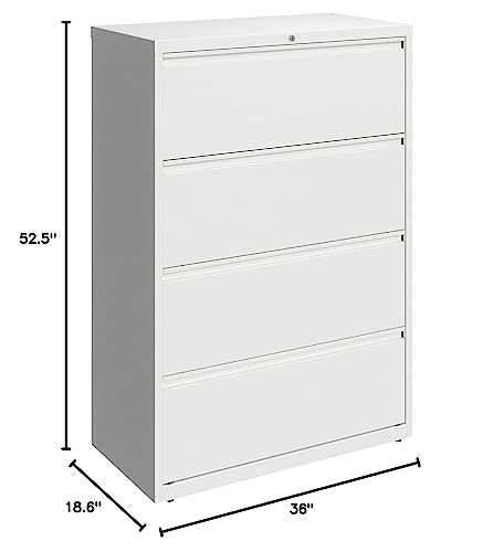 Lorell, Llr00031, 36" White Lateral File, 1 Each, White