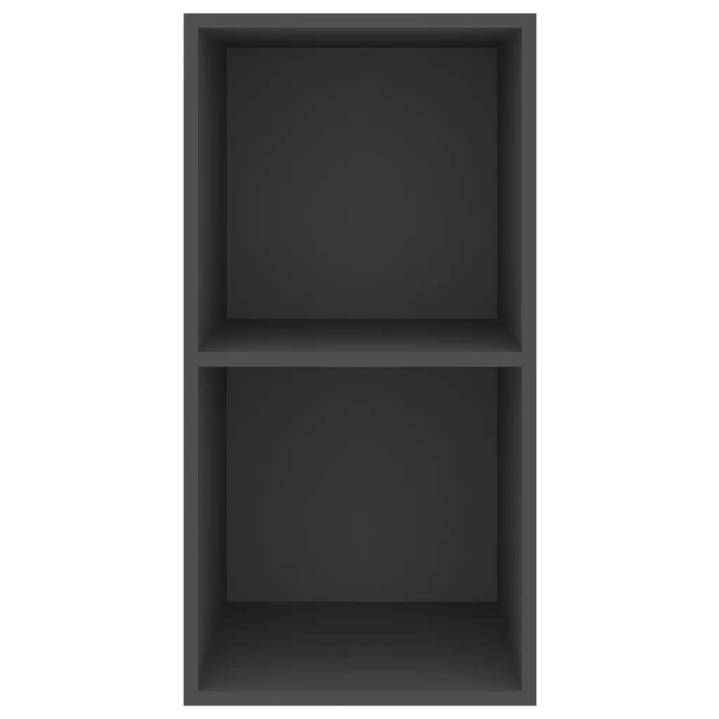 NusGear Wall-Mounted TV Cabinet Gray 14.6&quot;x14.6&quot;x28.3&quot; Chipboard