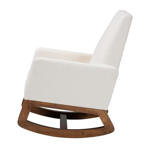 Baxton Studio Yashiya Rocking Chair - Thumbnail 3
