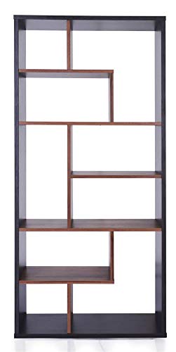 ACME Furniture Acme Chas Cube Bookcase in Espresso & Walnut