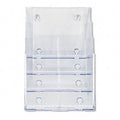 deflect-o Multi Compartment DocuHolder HOLDER,4TIERS,LITERATR,CR (Pack of2)
