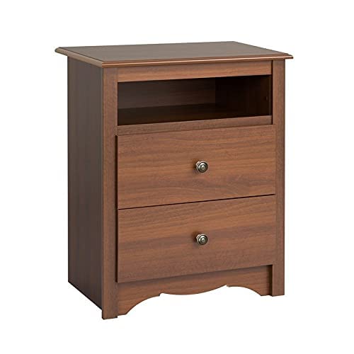 Sonoma Nightstand with Open Shelf, Cherry