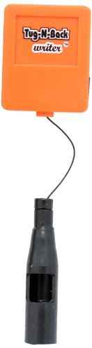 Pencil Pull Retractable Holder For Writing Instruments, Tug-N-Back Writer, No String Tension, Colors May Vary, Assorted Colors,