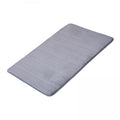 CALANDIS?2xSoft Floor Mat Machine Washable Water Absorbent Anti Skid for Door Counter Grey 40x60cm | Bathmats Rugs & Toilet Cove