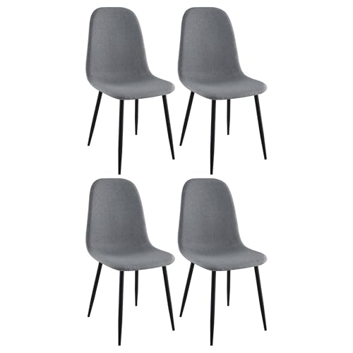 Coaster Home Furnishings Dennison Upholstered Dining Side Chair Grey (Set of 4)