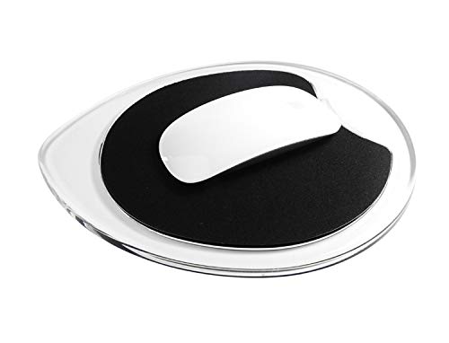 Com.Top - Acrylic Mouse Pad | Office Supplies And Desk Accessories |Decoration To Brighten Your Desk - Clear