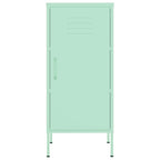vidaXL Storage Cabinet Mint 16.7"x13.8"x40" Steel