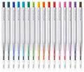Uni-Ball Stylefit Retractable Gel Ink Pen (Umn-139-28), Slim & Stylish Body, 0.28 Mm, 16 Color Set