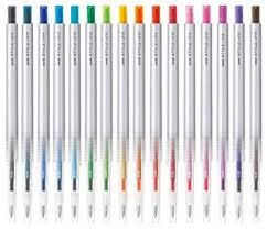Uni-Ball Stylefit Retractable Gel Ink Pen (Umn-139-28), Slim & Stylish Body, 0.28 Mm, 16 Color Set