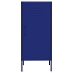 vidaXL Storage Cabinet Navy Blue 16.7"x13.8"x40" Steel