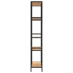 Book Shelf 80x30x180 cm Steel and Engineered Wood