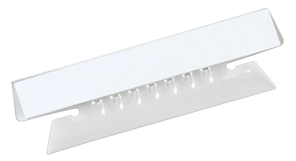 Esselte Pendaflex Oxford Plastic 1/3 Cut Hanging File Tab, 3-1/2 Inch, Clear, Pack Of 25