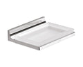 CERA Saber Soap Dish Glass | Brass | Chrome Plating | Chrome Plating | Wall Mount | Chrome | F5012116CH