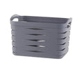 HOMIES, 1 Piece, Plastic Portable hollow Storage Organizer Basket with Handles, Shower Caddy Tote Portable Storage Bins for Bath