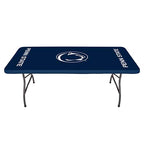 Collegiate Kwik-Covers Rectangle Plastic Table Covers, Bundle Of 2 (Pennsylvania State University, 6')