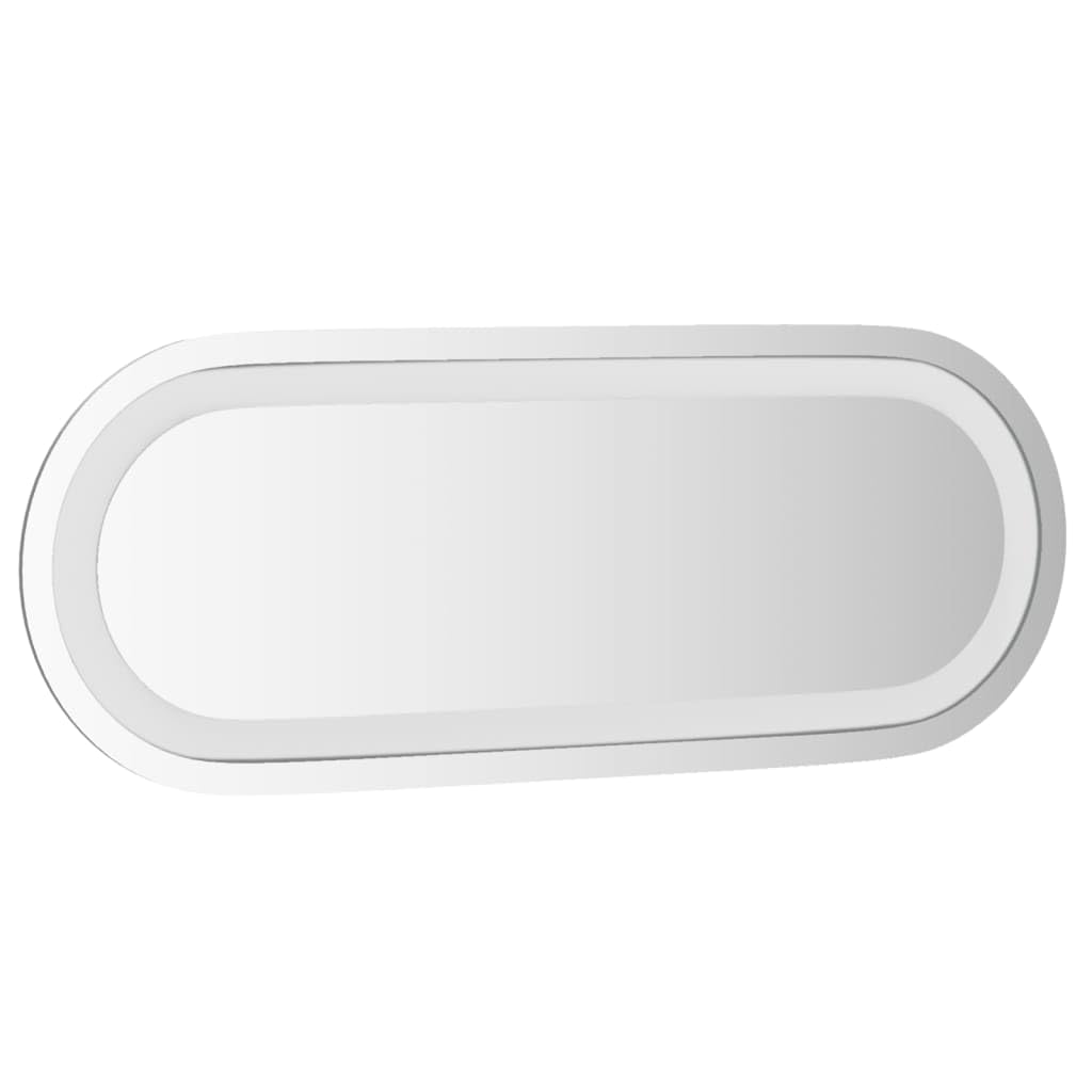 Vidaxl Led Bathroom Mirror 15.7&quot;X5.9&quot; Oval With Integrated Led Lights And Usb Interface, Waterproof, Wall-Mounted Design For Bathroom/Dressing Room/Bedroom Decor