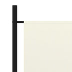 Vidaxl 3-Panel Room Divider Cream White 102.4''X70.9''