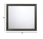 Acme Soteris Mirror in Antique Gray