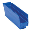 Quantum QSB106BK Black Economy Shelf Bin, 23-5/8 x 6-5/8 x 4 Size (Pack of 8)